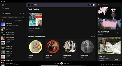 spotify on my computer